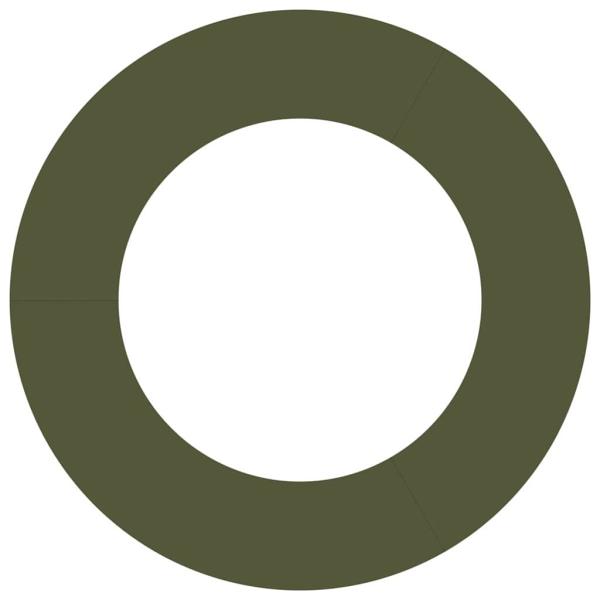 Olivegrünes Pflanzgefäß Olivegrün Kunststoff Groß