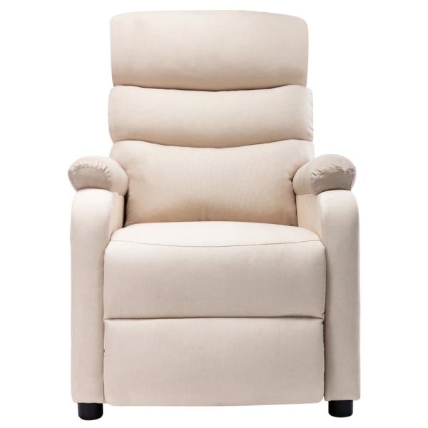 Massagesessel Elektrisch Creme Stoff