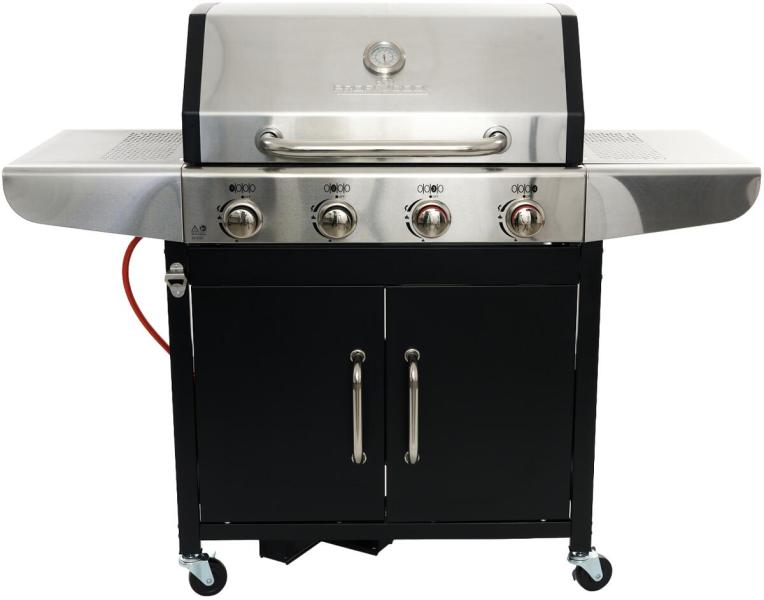 ProfiCook PC-GG 1311 Gasgrill, 4 Heizzonen, 67 x 43 cm große Grillfläche, Edelstahl (501311)