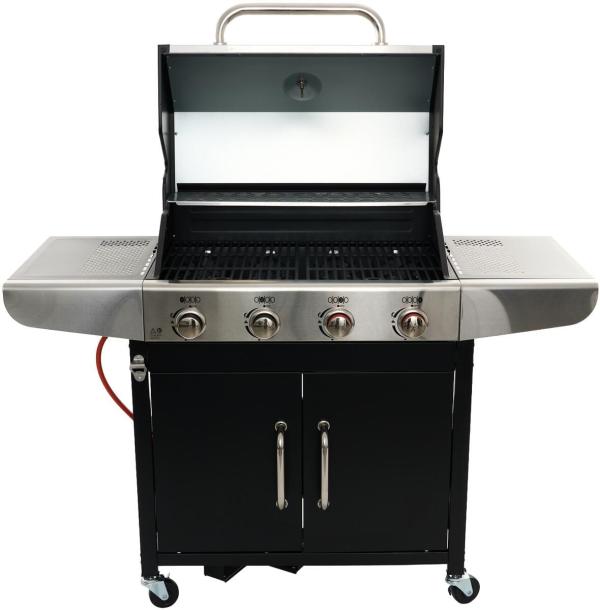 ProfiCook PC-GG 1311 Gasgrill, 4 Heizzonen, 67 x 43 cm große Grillfläche, Edelstahl (501311)