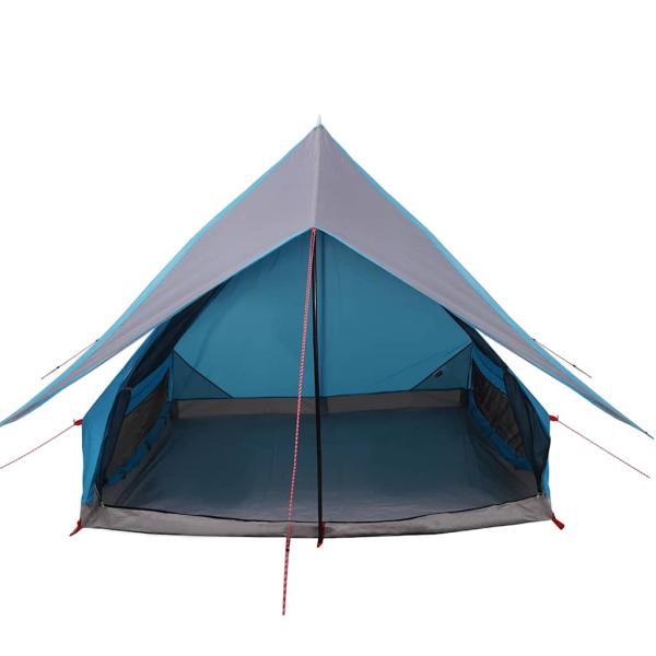 Camping-Zelt A-Frame 3-Personen Blau Wasserfest