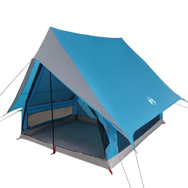 Camping-Zelt A-Frame 3-Personen Blau Wasserfest