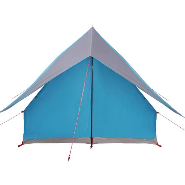 Camping-Zelt A-Frame 3-Personen Blau Wasserfest