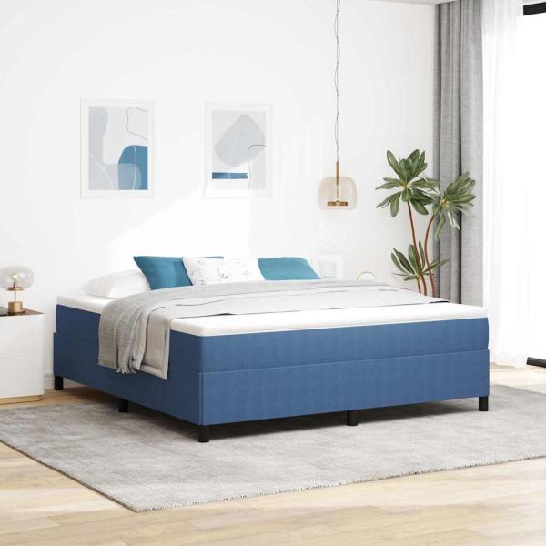 ARDEBO.de - Bettgestell Blau 180x200 cm Cord-Stoff