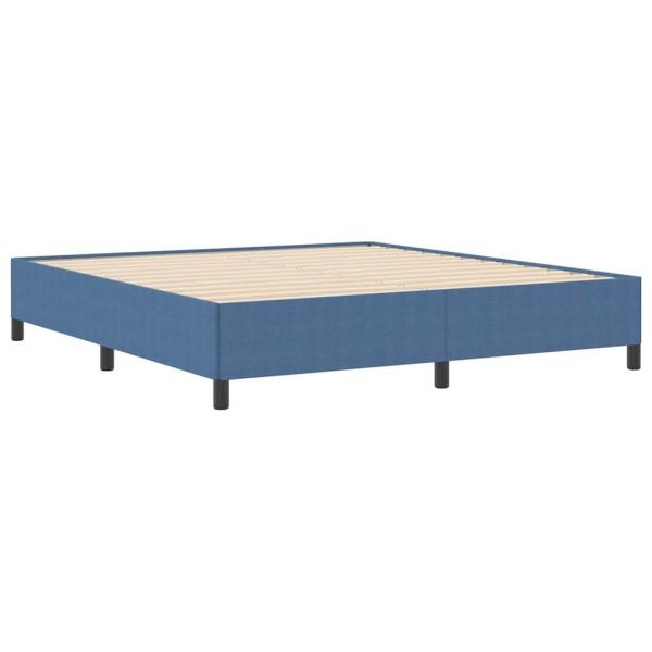 Bettgestell Blau 180x200 cm Cord-Stoff