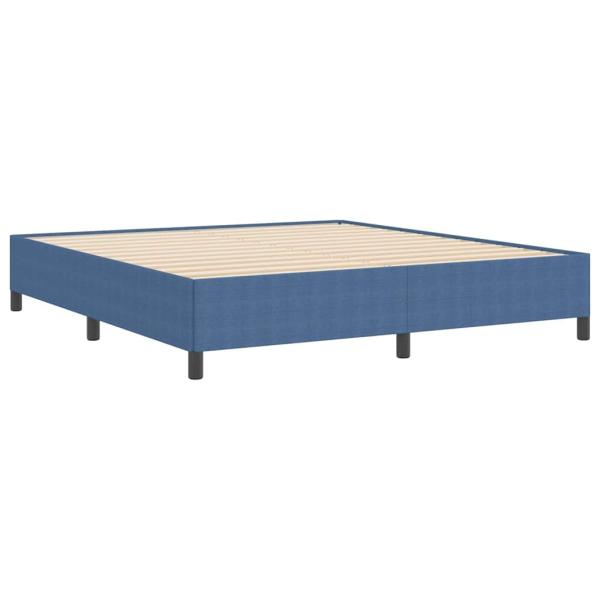 Bettgestell Blau 180x200 cm Cord-Stoff