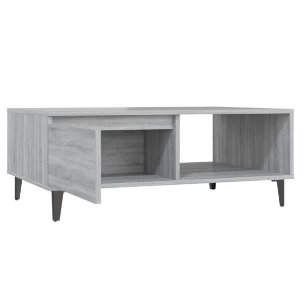 Couchtisch Grau Sonoma 90x60x35 cm Holzwerkstoff