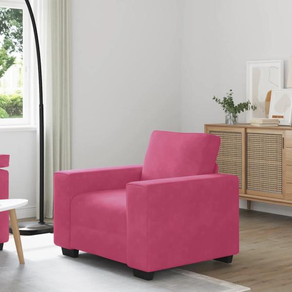 ARDEBO.de - Sessel Weinrot 60 cm Samt