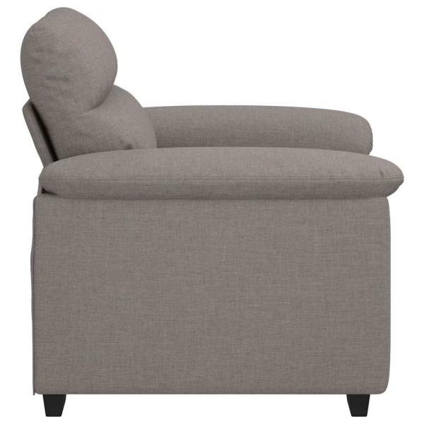 Sessel Taupe 60 cm Stoff