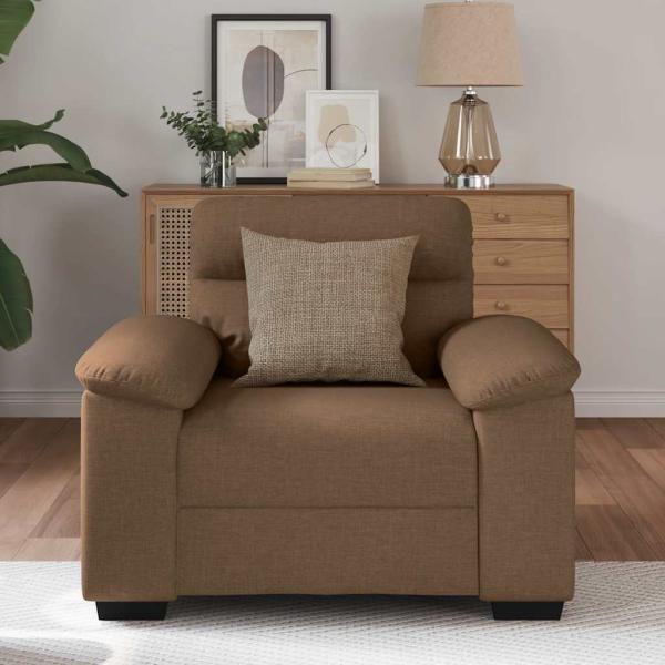 Sessel Braun 60 cm Stoff