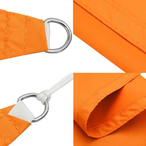 Sonnensegel Orange 2x2x2 m 100% Polyester Oxford