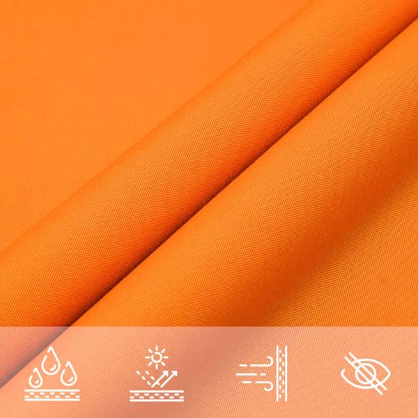 Sonnensegel Orange 2x2x2 m 100% Polyester Oxford