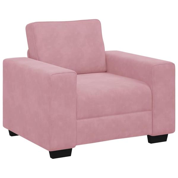 Sessel Rosa 60 cm Samt