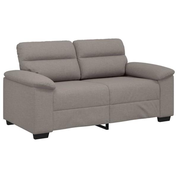2-Sitzer-Sofa Taupe 120 cm Stoff