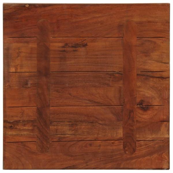 Tischplatte 60x60x3,8 cm Quadratisch Altholz Massiv
