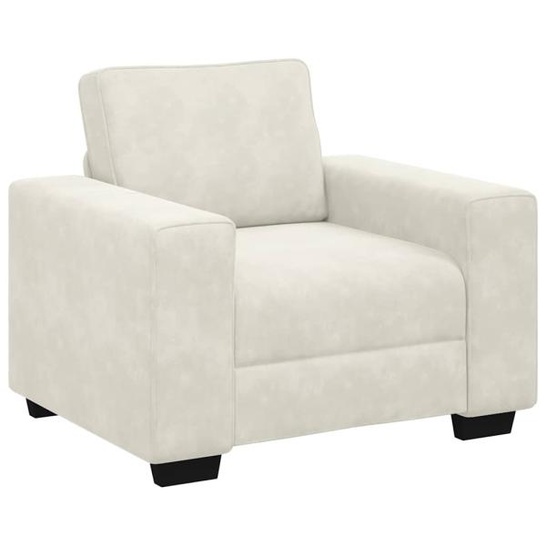 Sessel Creme 60 cm Samt