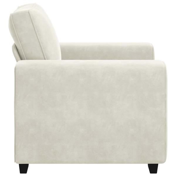 Sessel Creme 60 cm Samt