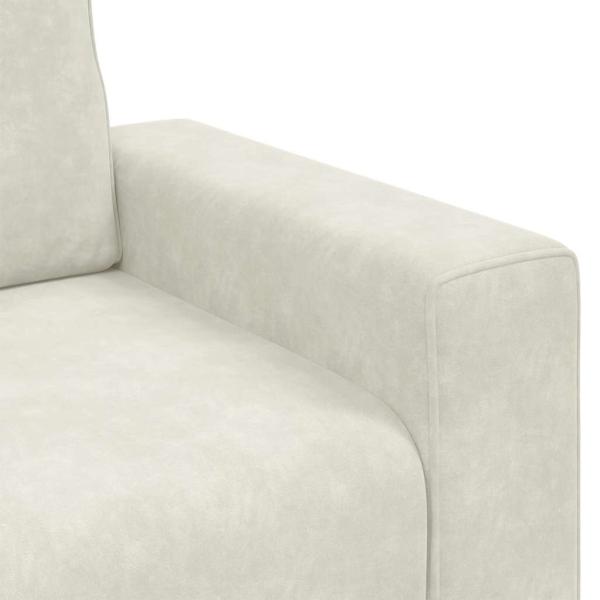 Sessel Creme 60 cm Samt