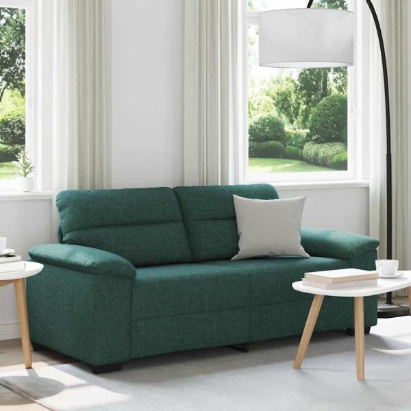 ARDEBO.de - 2-Sitzer-Sofa Dunkelgrün 140 cm Stoff