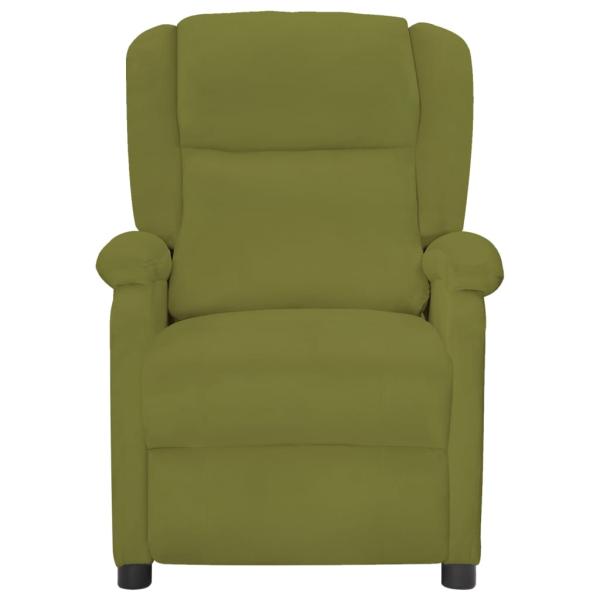 Relaxsessel Hellgrün Samt