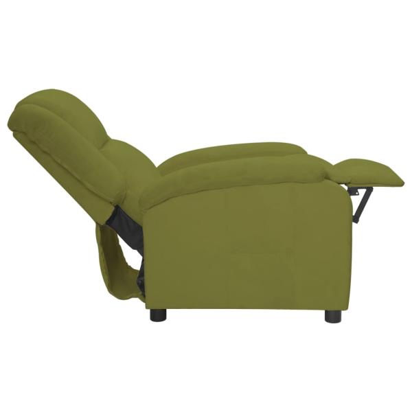 Relaxsessel Hellgrün Samt