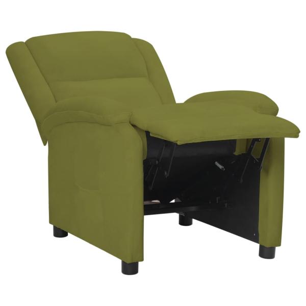 Relaxsessel Hellgrün Samt