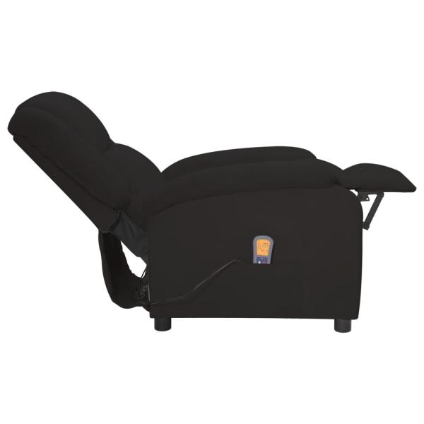 Massagesessel Elektrisch Schwarz Samt