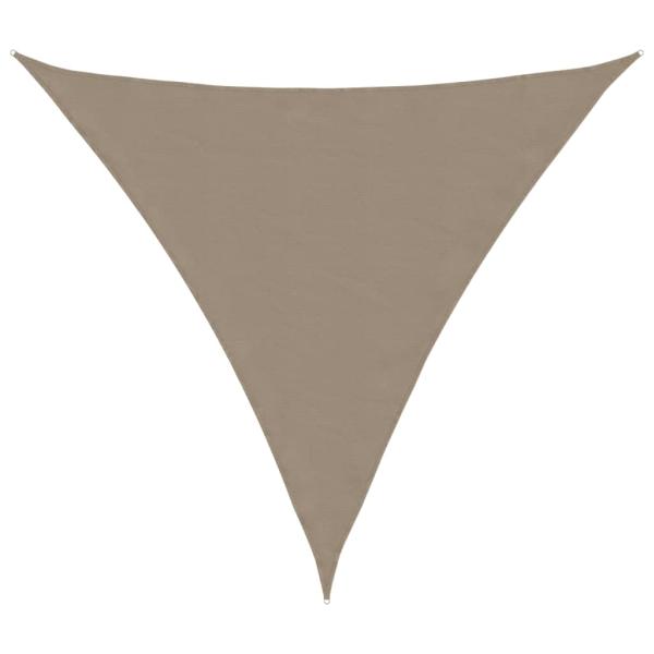 Sonnensegel Oxford-Gewebe Dreieckig 6x6x6 m Taupe