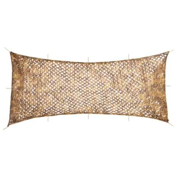 ARDEBO.de - Tarnnetz mit Aufbewahrungstasche 844x429 cm Sandfarbe