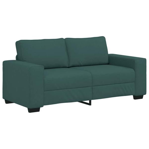ARDEBO.de - 2-Sitzer-Sofa Dunkelgrün 140 cm Stoff