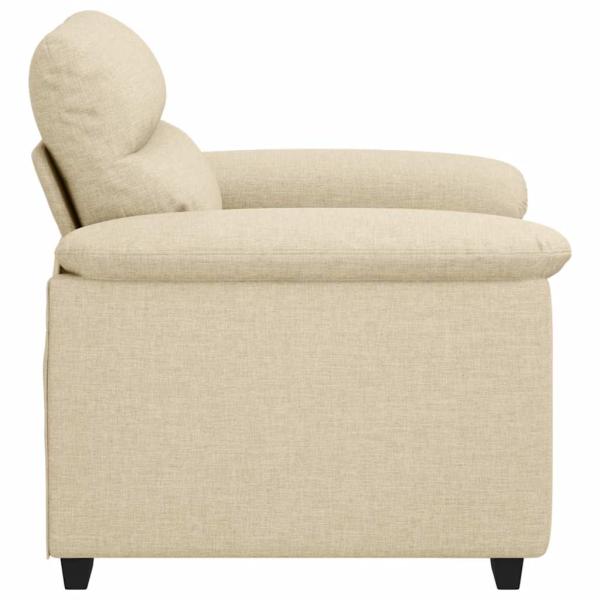 Sessel Creme 60 cm Stoff