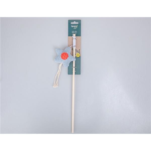 ARDEBO.de Quapas Cat Toy Fishing Rod Stars