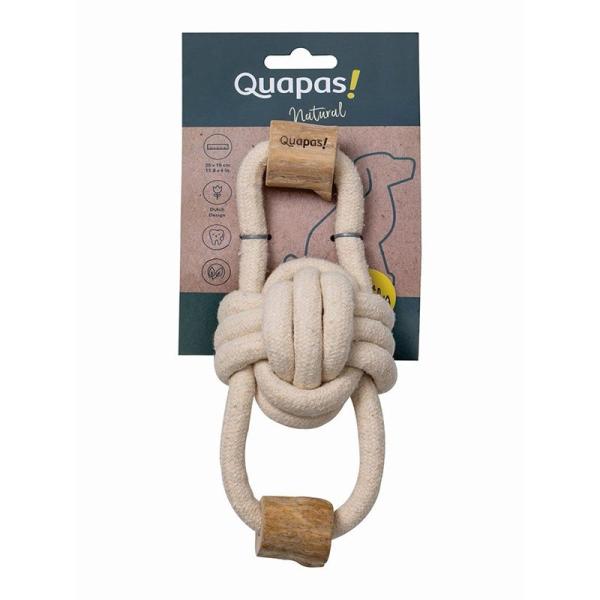 ARDEBO.de Quapas Dog Toy Coffeewood Pullbear