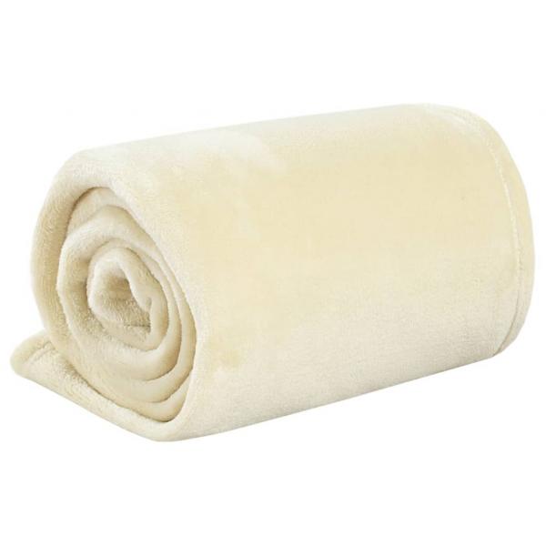 Decke Creme 200x240 cm Polyester