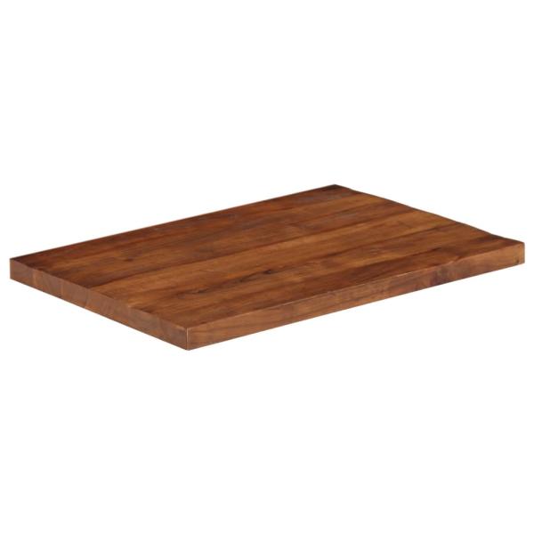 Tischplatte 70x50x2,5 cm Rechteckig Altholz Massiv