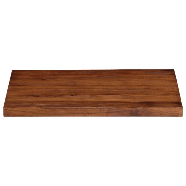 Tischplatte 70x50x2,5 cm Rechteckig Altholz Massiv