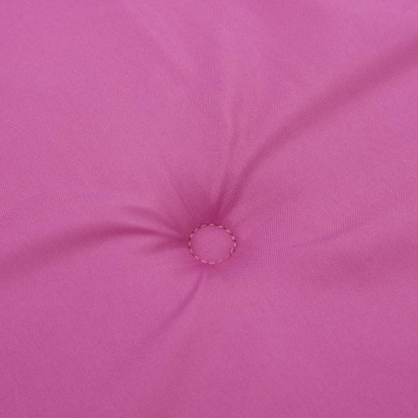 Hochlehner-Auflagen 4 Stk. Rosa Oxford-Gewebe