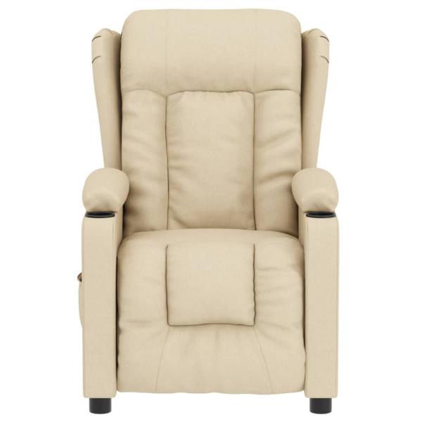 Relaxsessel Elektrisch Creme Stoff