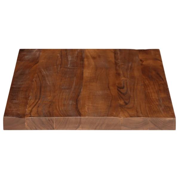 Tischplatte 80x50x2,5 cm Rechteckig Altholz Massiv