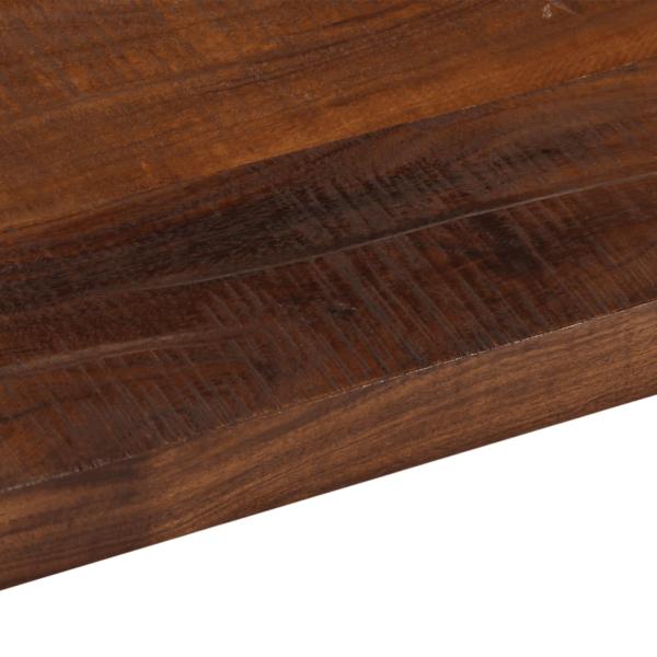 Tischplatte 80x50x2,5 cm Rechteckig Altholz Massiv