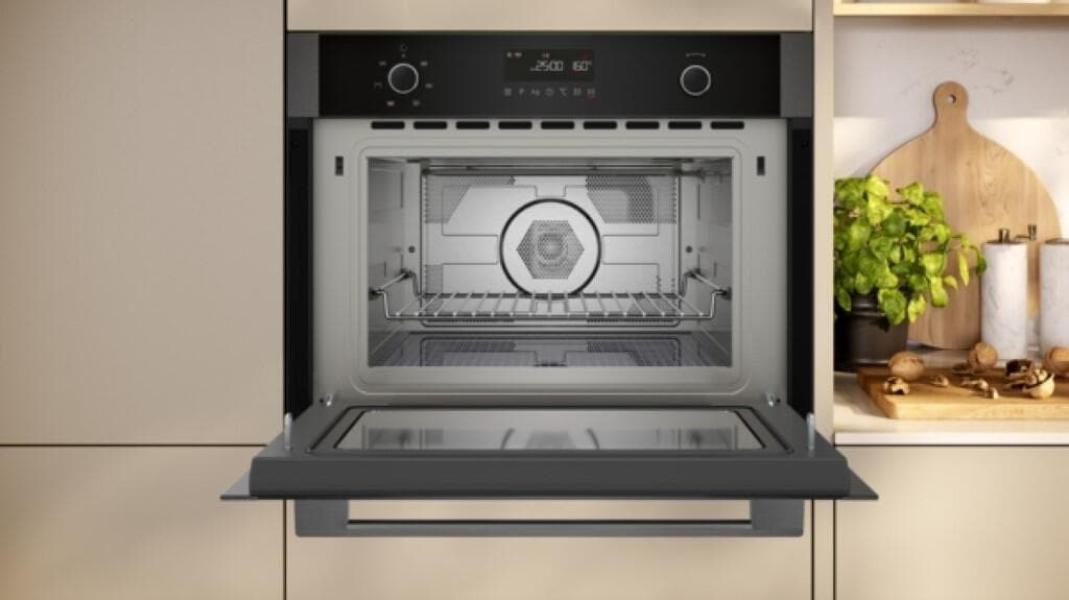 Neff C1AMG84G1 N50 Einbau Mikrowelle, 59,4 cm breit, 900W, 44 L, Heißluftfunktio, Grillfunktion, Graphite-Grey