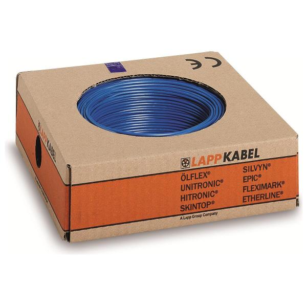 Lapp H05V-K 1x1 BK Einzelader Anschlussleitung, 1mm², schwarz, Ring, 100m (4510013/100)
