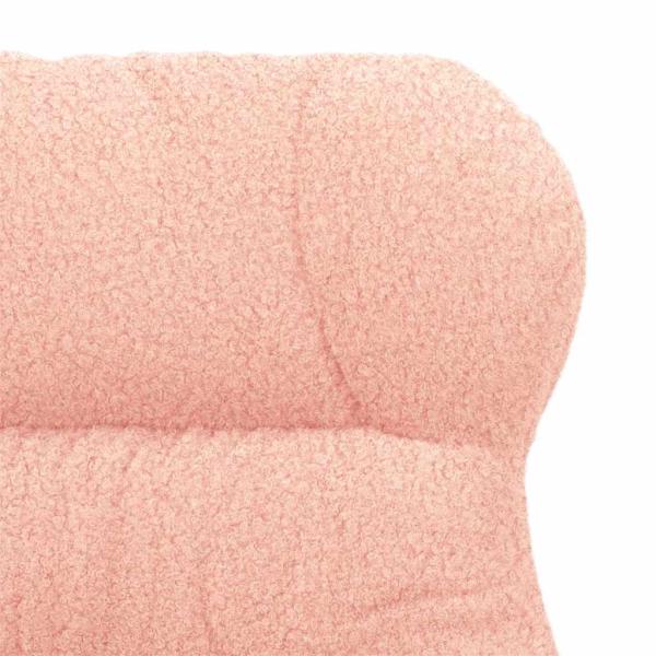 Relaxsessel in Pink aus wickelartigem Stoff