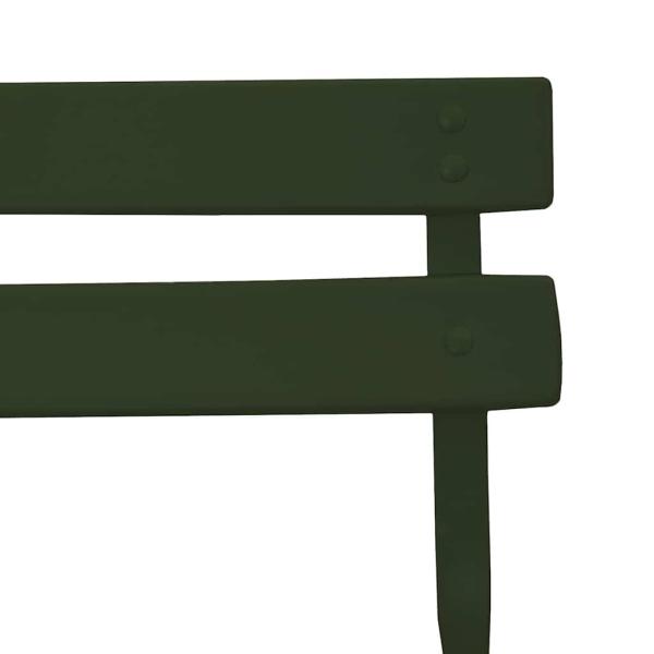 Klappgartenstühle 2er Set Dunkelgrün Stahl