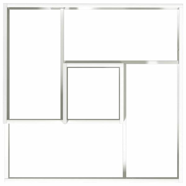 Pflanzer Weiß 80x80x50 cm aus Kunststoff