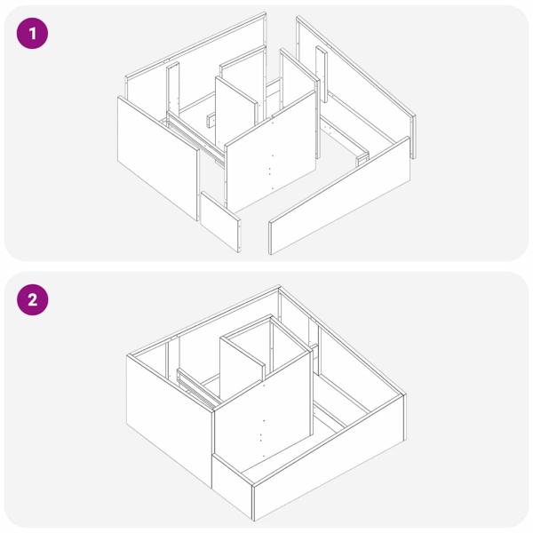 Pflanzer Olivgrün 80x80x50 cm Kaltgewalzter Stahl