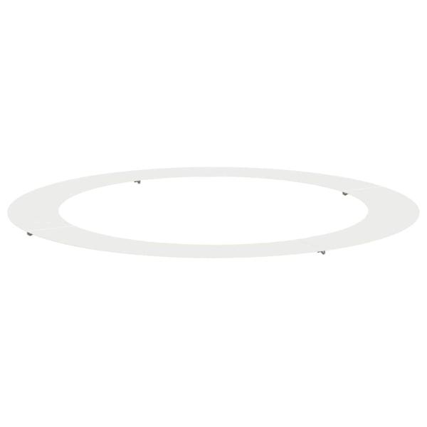 großer weißer Metallblumentopf Weiß Metall Groß Leicht Modern