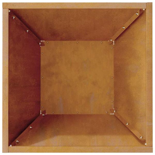 Metallpflanzer Wetterfester Stahl 35 x 35 x 15 cm Langlebig