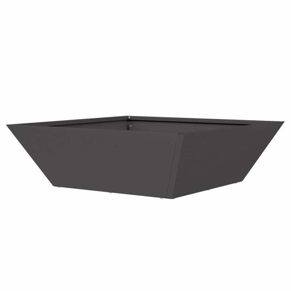Metallpflanzer Schwarz Metall 50 x 50 x 15 cm Dekorative Akzente