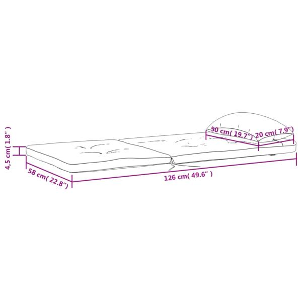 Adirondack-Auflagen 2 Stk. Mehrfarbig Oxford-Gewebe